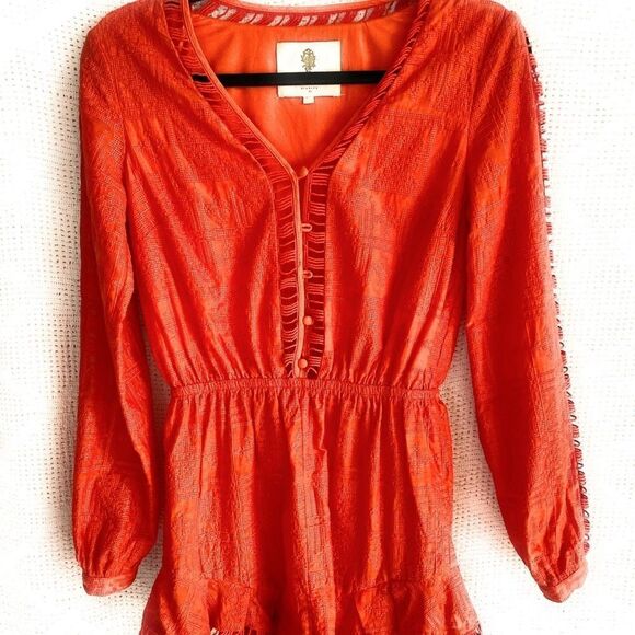The Jetset Diaries Sundown Embroidered ‎ Romper nwt - Picture 2 of 8